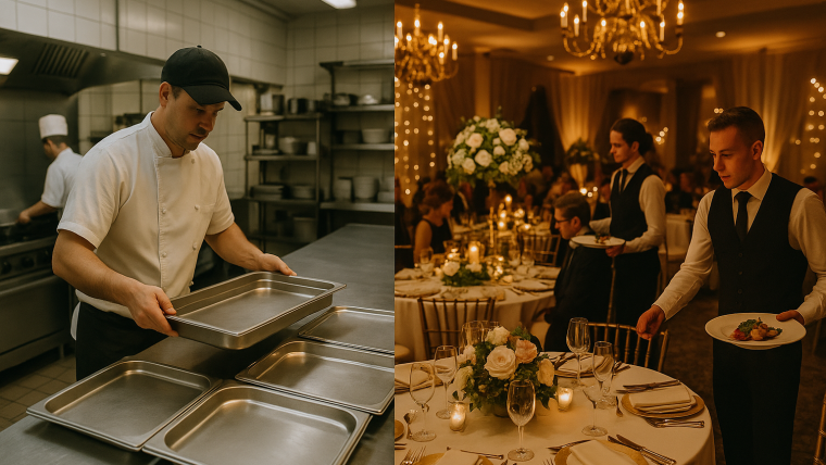 diferencia entre catering y servicio de banquetearía