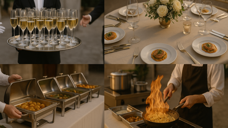 tipos de catering para eventos
