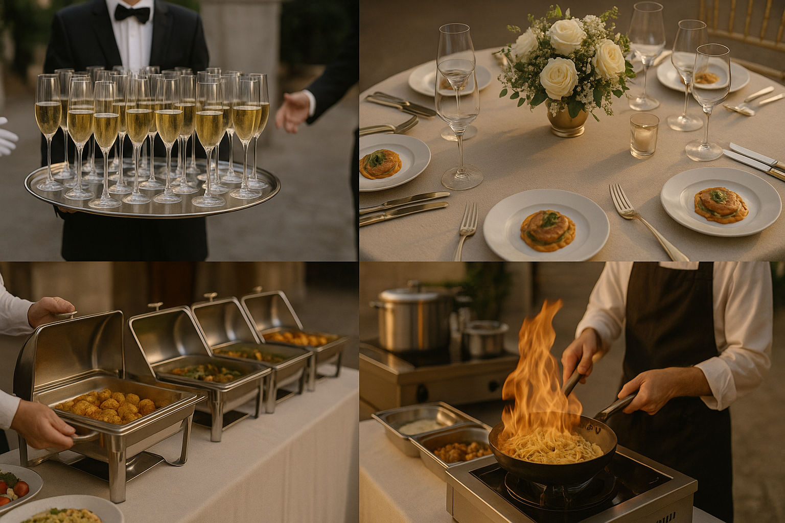 tipos de catering para eventos
