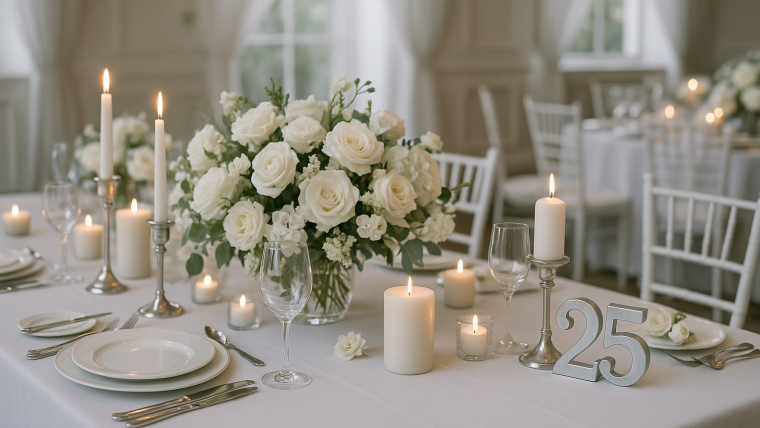 celebración bodas de plata