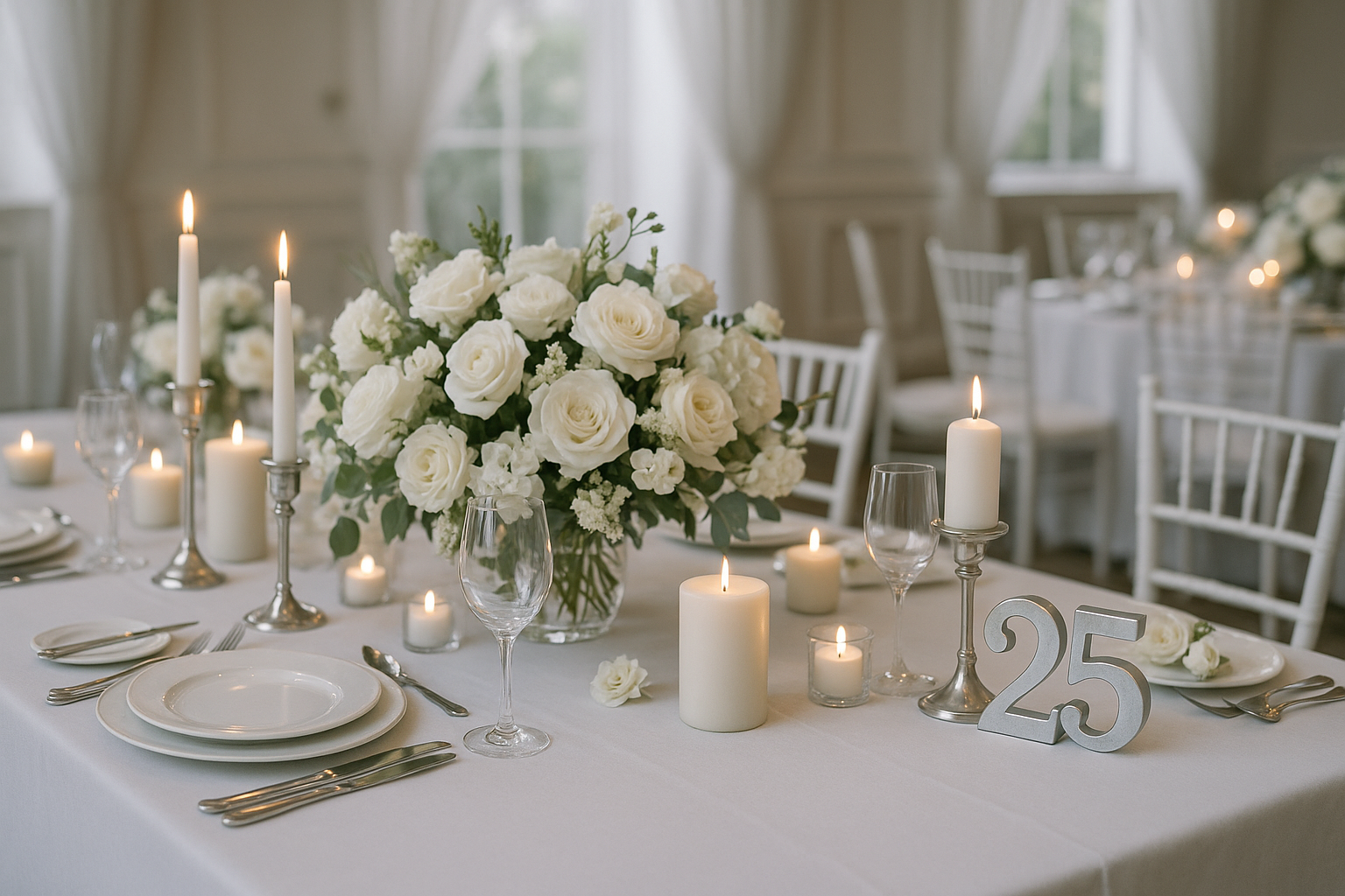celebración bodas de plata