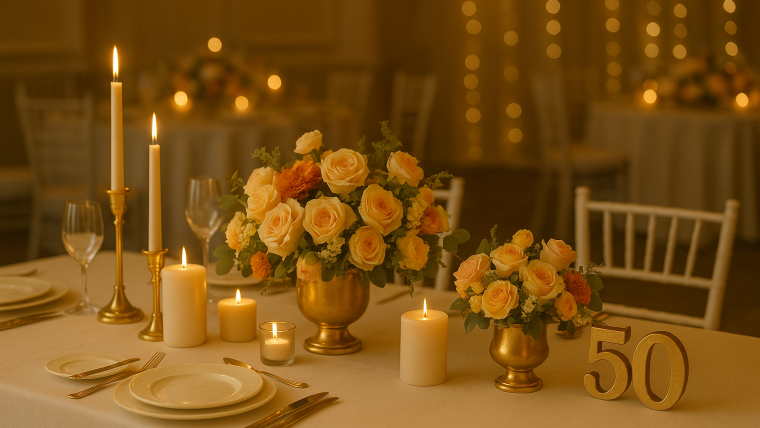 celebración bodas de oro