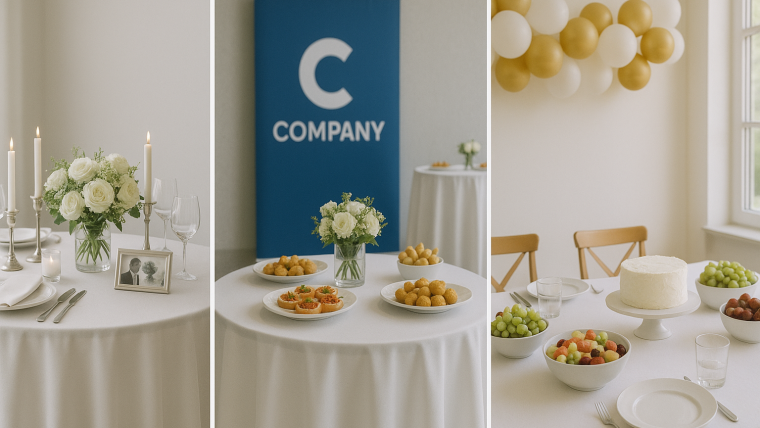 tipos de eventos con catering profesional