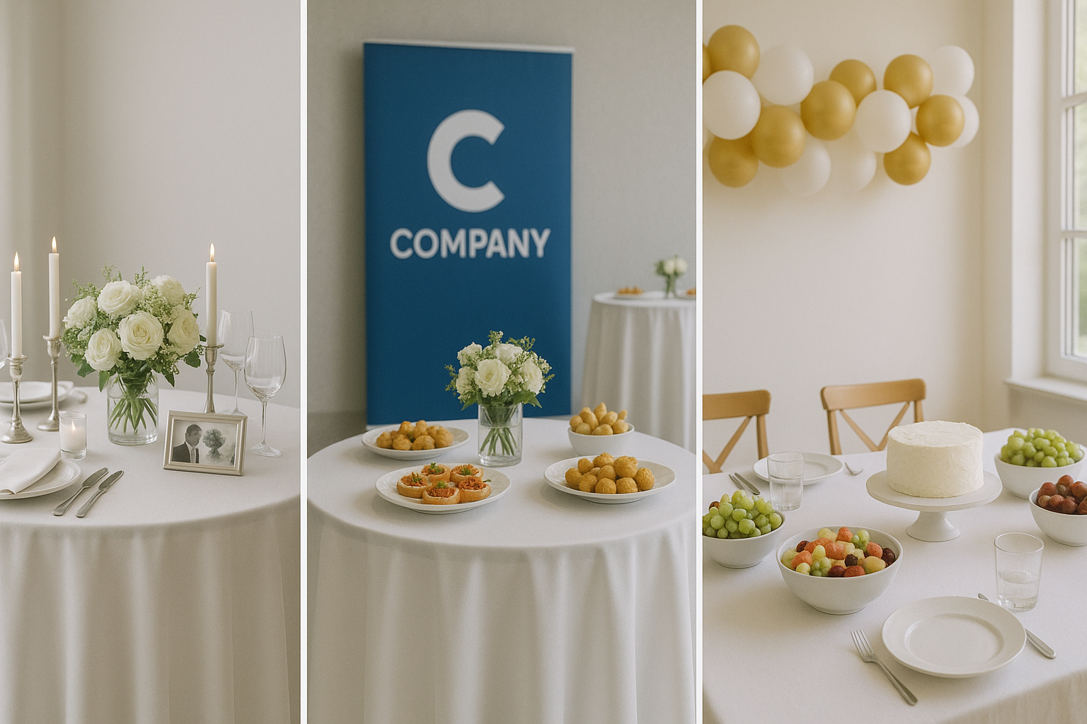 tipos de eventos con catering profesional