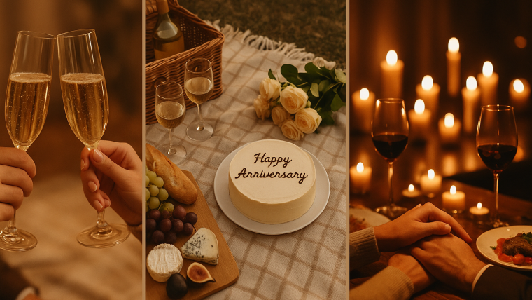 ideas para celebrar aniversario con catering