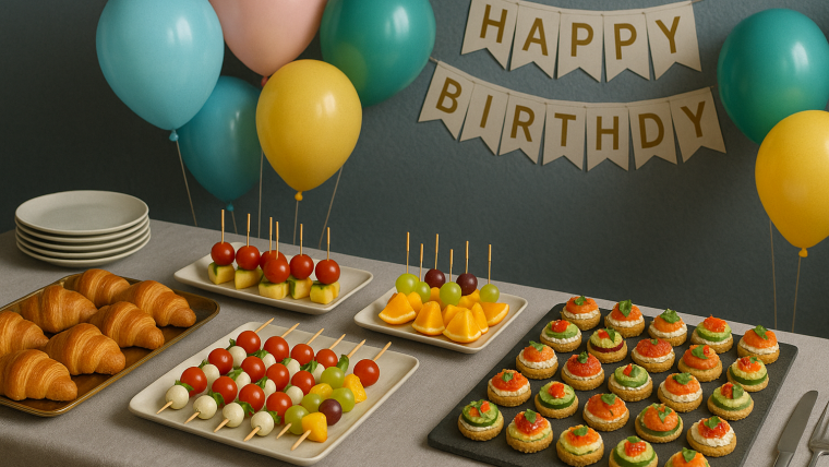 aperitivos fáciles para cumpleaños