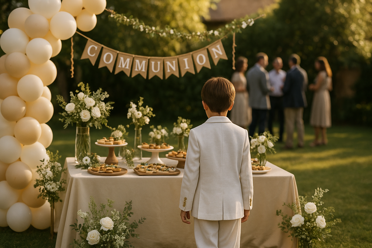 celebración de comunión original con catering personalizado
