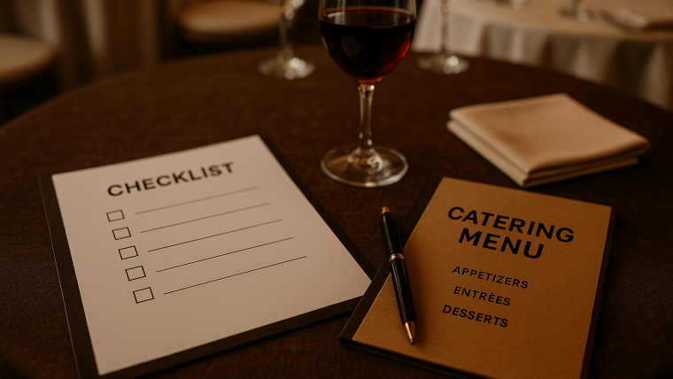 checklist para contratar un catering profesional