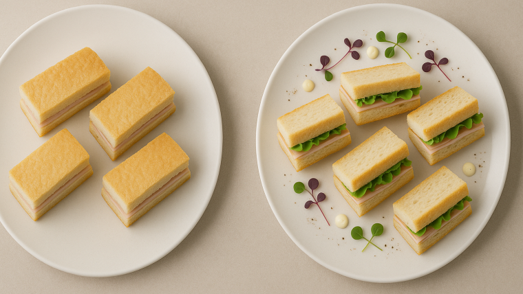 diferencias entre menú estándar y menú premium en catering